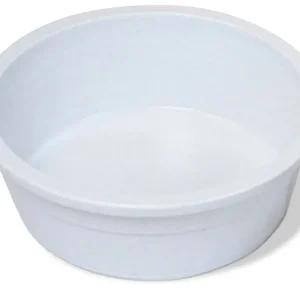 Van Ness Plastics Heavyweight Crock Dish, Grey, 106 oz, Jumbo