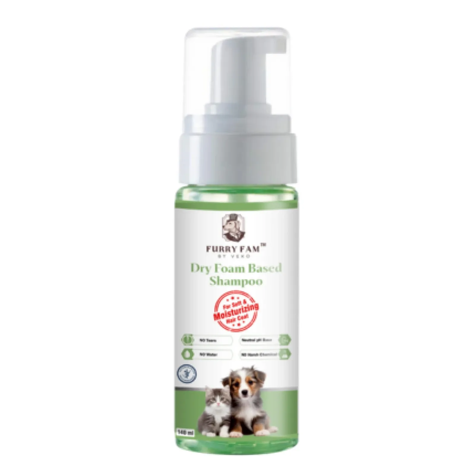 Veko Furry Fam Dry Shampoo for Dogs and Cats (140ml)