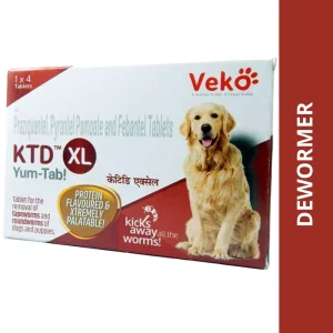 Veko KTD XL Yum Tablet Dewormer for Dogs