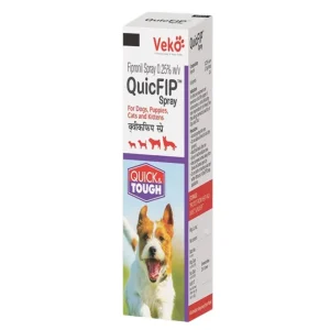 Veko QuicFIP Spray (Fipronil) for Dogs and Cats (100ml)