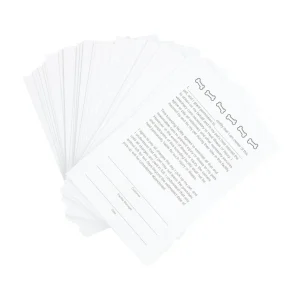 Vertical Kennel Cards 4x6, 100pk
