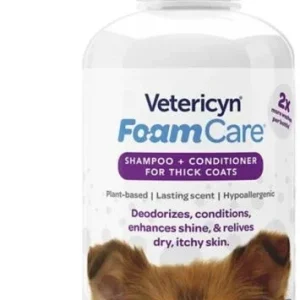 Vetericyn Foamcare Pet Shampoo Hi D 16 Oz.