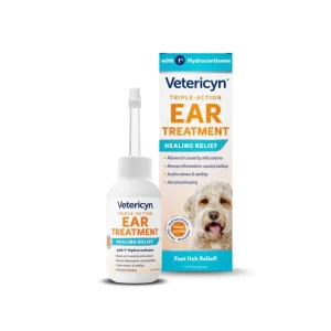 Vetericyn Triple-Action Ear Treatment Healing Relief 1.5 oz