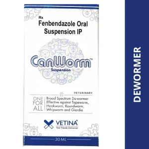 Vetina Canworm Pet Deworming Suspension