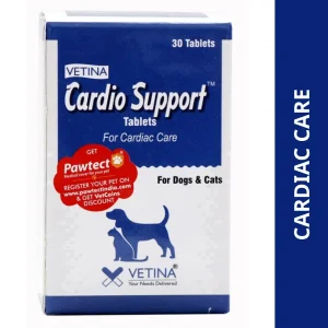 Vetina Cardio Support Tablet for Dogs and Cats