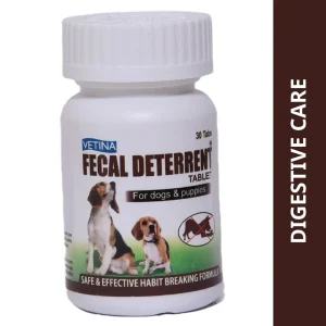 Vetina Fecal Deterrent Tablet for Dogs (30 tablets)
