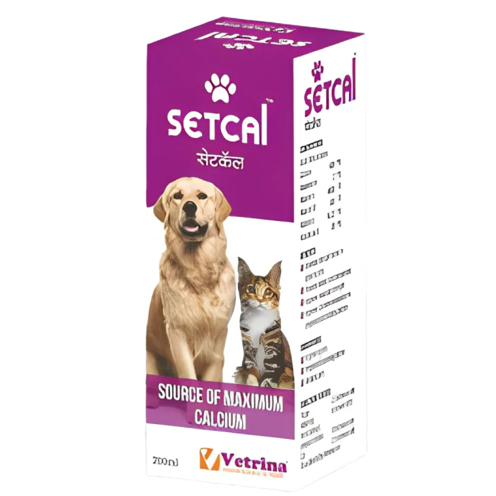Vetrina Setcal Suspension Calcium Supplement for Dogs and Cats (200ml) - Image 2