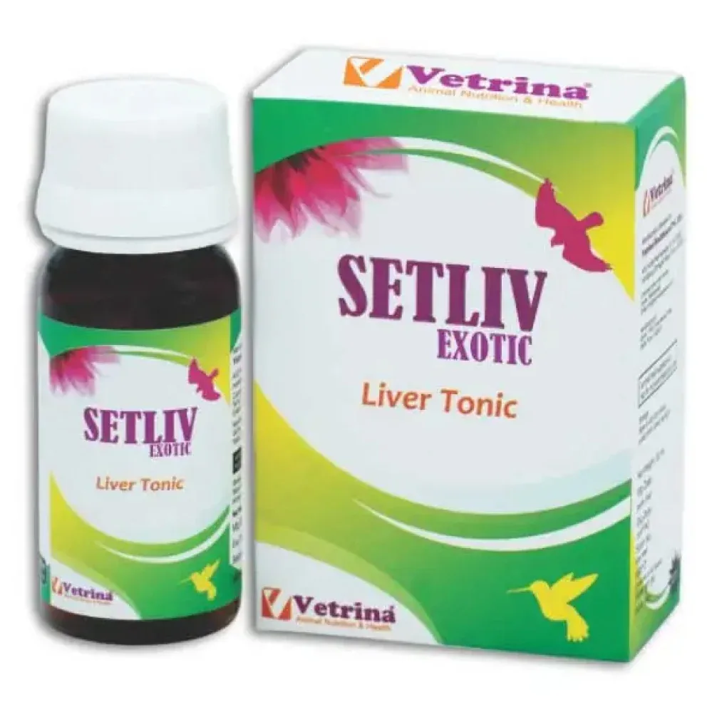 Vetrina Setliv Exotic Drop (30ml) And Vetrivit Avian Multivitamin Supplements for Birds (30ml) Combo - Image 2