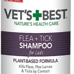 Vet's Best Flea & Tick Shampoo for Cats, 12 fl oz