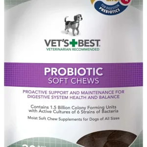Vet's Best Probiotic Soft Dog Chews 4.2 oz