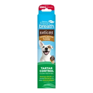 Vfresh Breath By Tropiclean Dog Enticers Gel Peanut Butter & Honey 2 oz