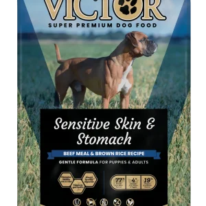 Victor Super Premium Dog Food Sensitive Skin & Stomach Beef & Brown Rice 30 lb