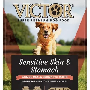 Victor Super Premium Dog Food Sensitive Skin & Stomach Salmon & Brown Rice 15 lb