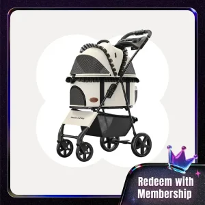 VIP 500 Meow Coins + $99.9 For Foldable Pet Stroller with Detachable Carrier