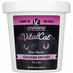 Vital Essentials Cat Frozen Food Chicken - 14 Oz Tub