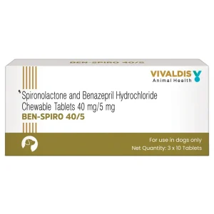 Vivaldis Ben Spiro (Spironolactone & Benzepril) 40/5mg Tablets for Dogs