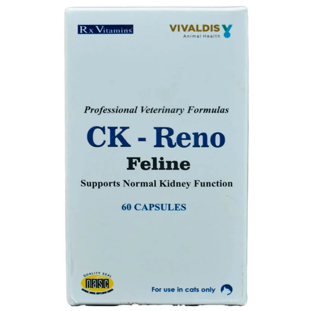 Vivaldis CK Reno Feline Capsules for Cats (pack of 60 capsules) - Image 2