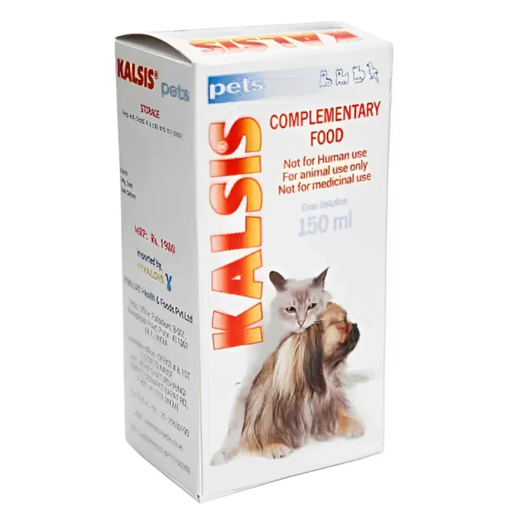 Vivaldis Kalsis Pet Syrup Calcium Supplement for Dogs and Cats (150ml) - Image 2