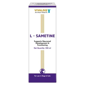 Vivaldis L Sametine Syrup for Dogs and Cats (200ml)