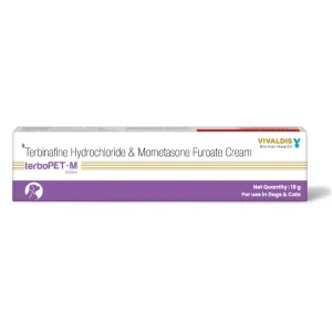 Vivaldis Terbopet M (Terbinafine) Ointment for Dogs & Cats (15g)