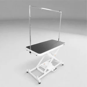 Waggz Step-Low Lite 47” Electric Dog Grooming Table (White)