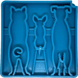 Waiting Dogs eTray - Shallow Slow Feeder Bowl for Enrichment