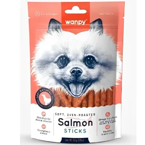 Wanpy Oven Roasted Salmon Stick Dog Treats
