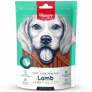 Wanpy Oven Roasted Soft Lamb Jerky Slices Dog Treats
