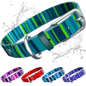Waterproof Dog Collars – Washable Dog Collar, Stink