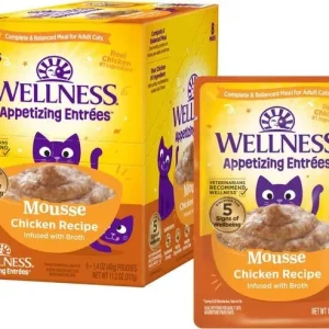 Wellness Appetizing Entrees Chicken Mousse Cat (1.4oz)