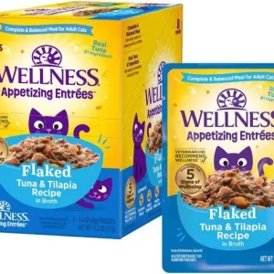 Wellness Appetizing Entrees Flaked Tuna & Tilapia Cat (1.4oz)