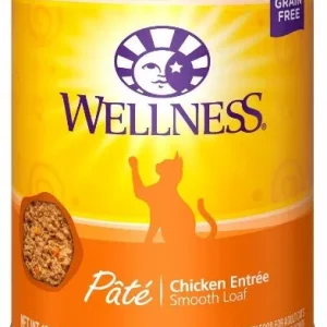 Wellness Cat Complete Health Grain-free Chicken Pate, 12.5 oz each, Case of 12