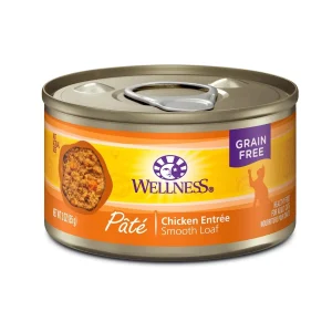 Wellness Cat Complete Health Grain-free Chicken Pate, 3 oz each, Case of 24