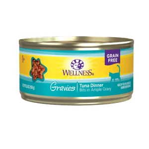 Wellness Cat Complete Health Gravies Tuna Dinner, 5.5 oz each, Case of 12
