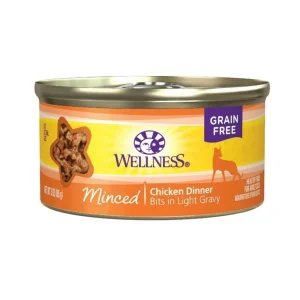 Wellness Cat Complete Health Minced Chicken Dinner, 3 oz each, Case of 24
