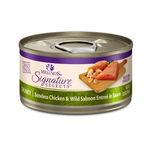 Wellness Cat Core Signature Select Chunky Chicken Salmon Entrée 2.8 oz. 12 ct