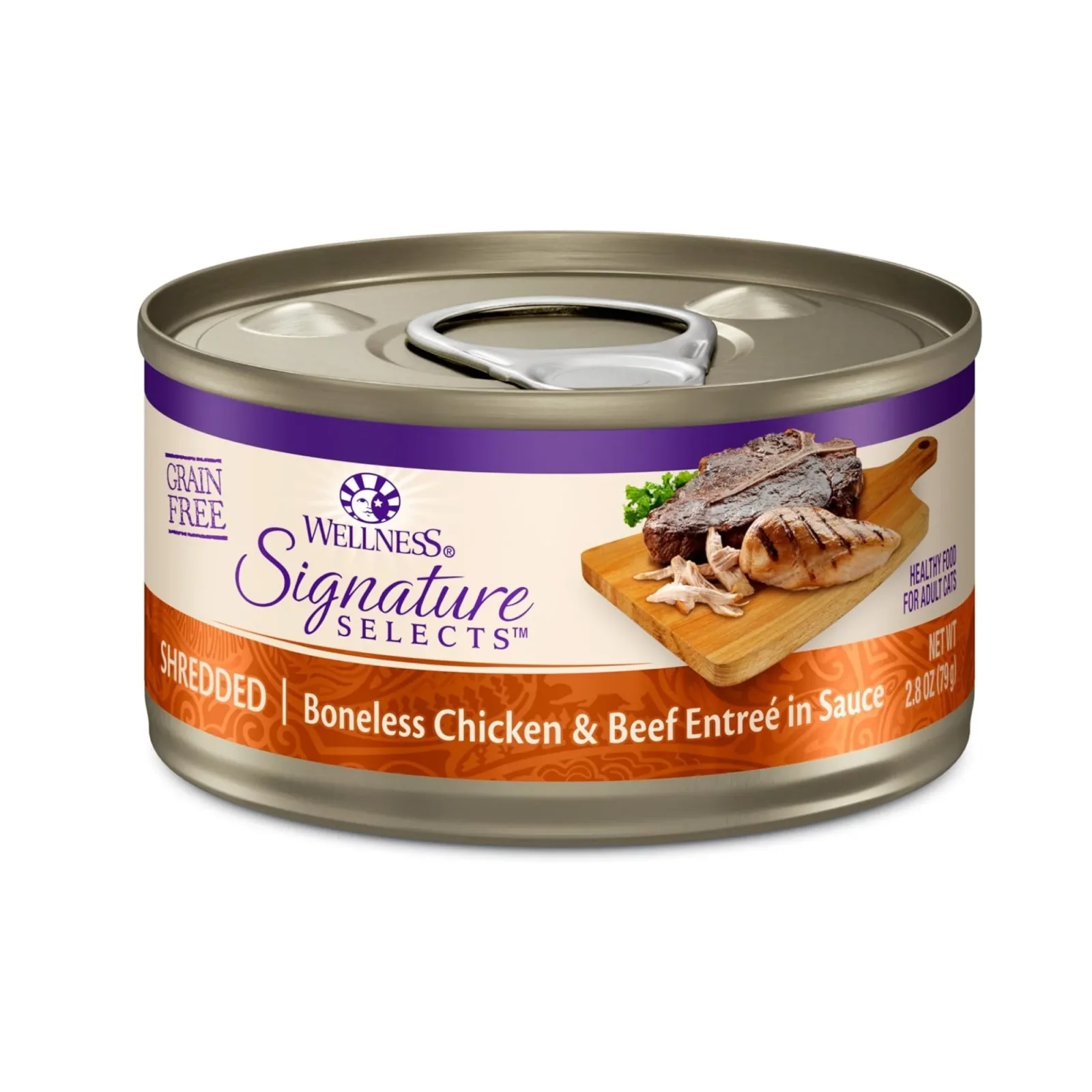 Wellness Cat Core Signature Select Shredded Chicken Beef Entrée 2.8 oz. 12 ct