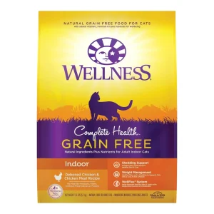 Wellness Complete Health Grain-Free Indoor Dry Cat Food - Deboned Chicken, 11.5 lb