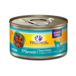 Wellness Complete Health Morsel Tuna Entree Wet Cat Food, 3 oz each, Case of 24
