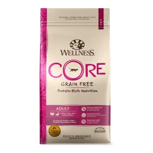 Wellness CORE Cat Grain-Free Dry Cat Food - Turkey and Duck, 5 lb