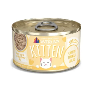 Weruva Cat Kitten Chicken Au Jus 3 oz. 12 ct