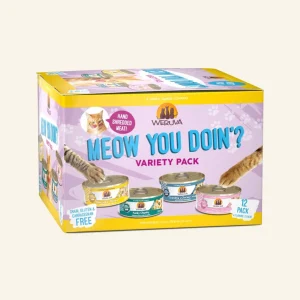 Weruva Cat Meow Ya Doin Variety Pack, 5.5 oz each, Case of 12