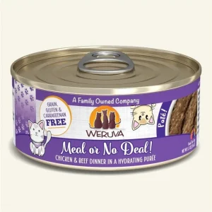 Weruva Cat Pate Meal or No Deal! Chicken and Beef Dinner, 5.5 oz 8 ct