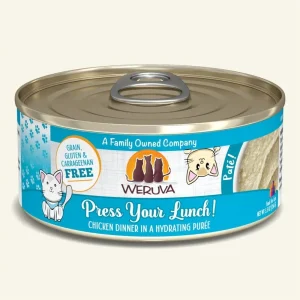 Weruva Cat Pate Press Your Lunch! Chicken Dinner, 5.5 oz 8 ct