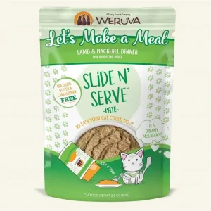 Weruva Cat Pates Lets Make a Meal Lamb and Mackerel Dinner, 5.5 oz each, Case of 12