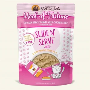 Weruva Cat Pates Meal of Fortune Chicken Breast Dinner With Chicken Liver 2.8 oz. 12 ct