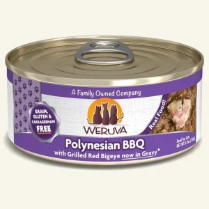 Weruva Cat Polynesian BBQ with Grilled Red Bigeye in Gravy, 5.5 oz each, Case of 24