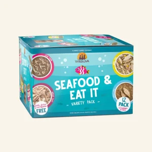 Weruva Cat Seafood and Eat It! Variety Pack, 5.5 oz each, Case of 12