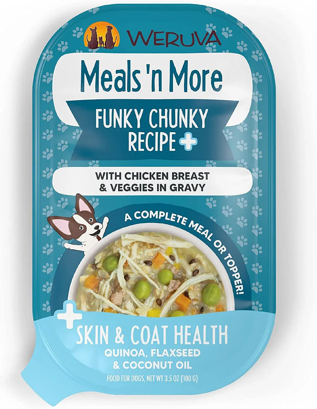 Weruva Dog Meals N More Funky Chunky Cup 3 oz. 12 ct