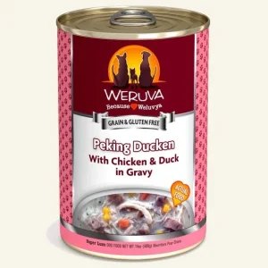 Weruva Dog Peking Ducken With Chicken And Duck in Gravy, 14 oz each, Case of 12